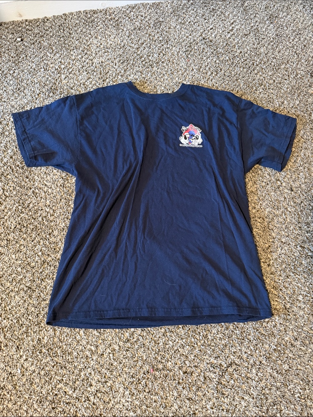 Navy Graphic Short-Sleeve T-Shirt